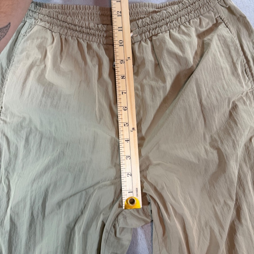 Lululemon Lab Nylon Joggers Womens 6 Tan Khaki Toggle Waist Zip Ankle‎ - Picture 9 of 11